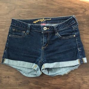 Dark Wash Medium Rise Jean Shorts Size 5